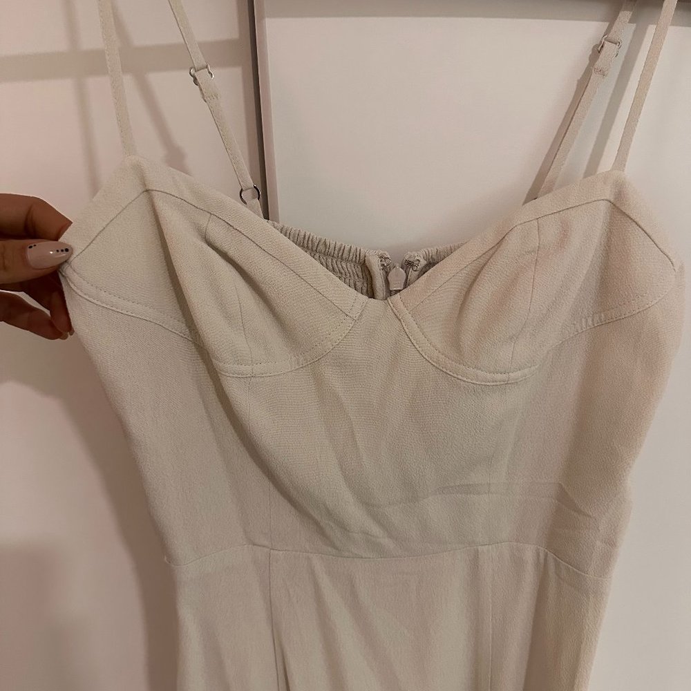 Aritzia Cream Midi Dress